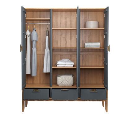 Шкаф трехдверный Бридж с зеркалом